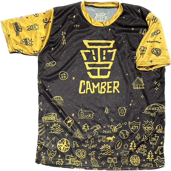 Camber Jersey- Black and Gold
