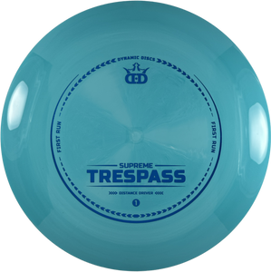 Dynamic Discs Supreme Trespass First Run