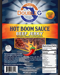 Double G Craft Jerky Hot Boom Sauce