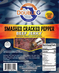 Double G Craft Jerky Smashed Cracked Pepper